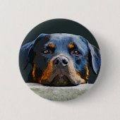 Rottweiler Button (Vorderseite)