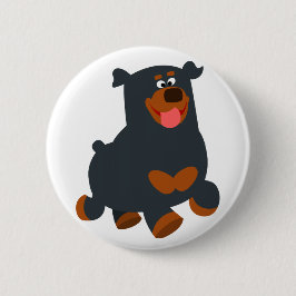 Rottweiler Button-Abzeichen des niedlichen Gambola Button