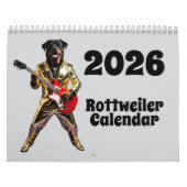 Rottweiler Calendar Kalender (Titelbild)