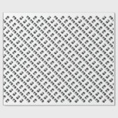 Rottweiler Charcoal Geschenkpapier (Flach)
