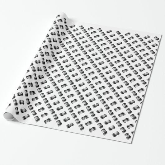 Rottweiler Charcoal Geschenkpapier (Ungerollt)