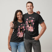Rottweiler Cherry Blossom Blume T-Shirt (Unisex)