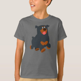Rottweiler Children Cartoon für niedliches Gamboli T-Shirt