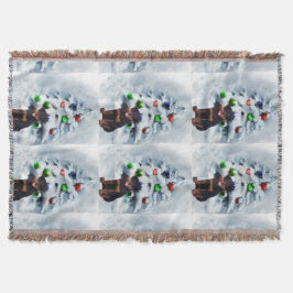 Rottweiler Christmas Decke