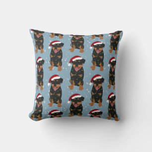 Rottweiler Christmas Kissen