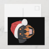 Rottweiler Christmas Postkarte (Vorne/Hinten)