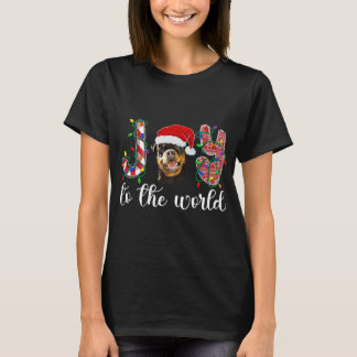 Rottweiler Christmas Rottie Xmas Party Rottweiler T-Shirt