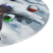 Rottweiler Christmas Schneidebrett (Ecke)