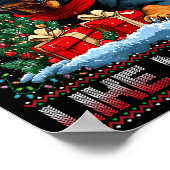 Rottweiler Christmas Tree Decorations Dog Lover Xm Poster (Ecke)