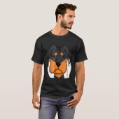 Rottweiler Chubby Cheeks Shirt Funny Dog (Vorne ganz)