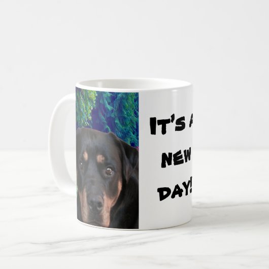 Rottweiler, Confident Guardian Kaffeetasse (Vorderseite Links)
