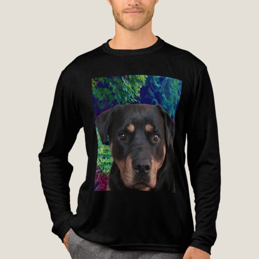 Rottweiler, Confident Guardian Tri-Blend Shirt (Vorderseite)