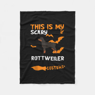 Rottweiler Costume Halloween Beängstigender Hundet Fleecedecke