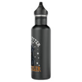 Rottweiler - Das Leben mit Rottweilers ist besser Edelstahlflasche (Rechts)