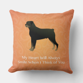 Rottweiler - Denken Sie an Sie - Gedenkstätte für  Kissen