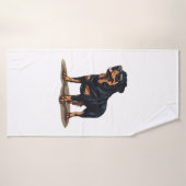 Rottweiler Der Explorer Badehandtuch (Badehandtuch)