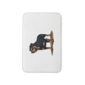 Rottweiler Der Explorer Badematte (Vorderseite Vertikal)