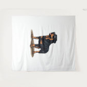 Rottweiler Der Explorer Wandteppich (Vorderseite (Horizontal))