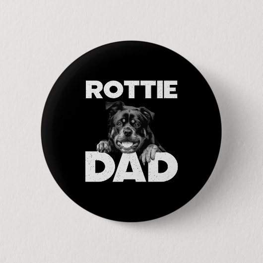 Rottweiler-Design für Männer Papa Rottie Rottweile Button (Vorderseite)