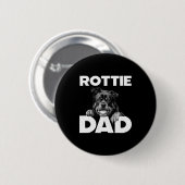 Rottweiler-Design für Männer Papa Rottie Rottweile Button (Vorne & Hinten)