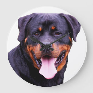 "Rottweiler" Design-Wanduhren Große Wanduhr