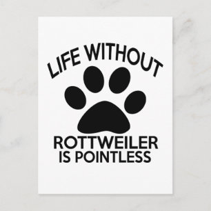 ROTTWEILER DESIGNS POSTKARTE