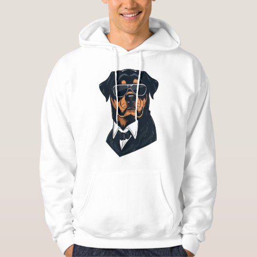 Rottweiler Die Herren Hoodie (Vorderseite)