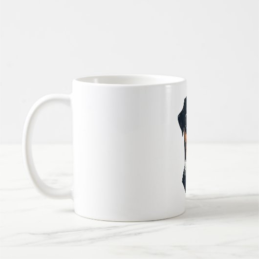 Rottweiler Die Herren Kaffeetasse (Links)