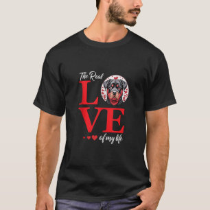 Rottweiler die wahre Liebe meines Lebens Valentine T-Shirt