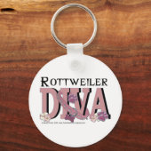Rottweiler DIVA Schlüsselanhänger (Vorderseite)