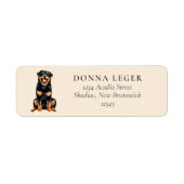 Rottweiler Dog-Adresse (Vorne)