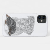 Rottweiler Dog Art Case-Mate iPhone Hülle (Rückseite (Horizontal))