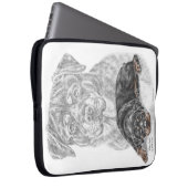Rottweiler Dog Art Laptopschutzhülle (Vorne Rechts)
