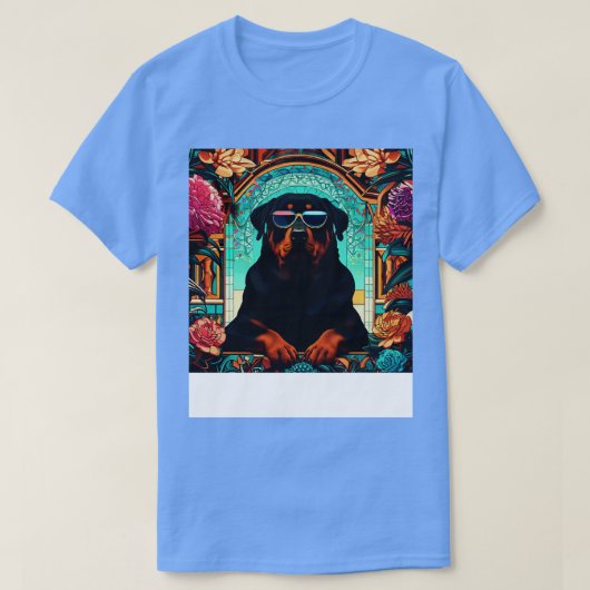 Rottweiler Dog Art T-Shirt (Design vorne)