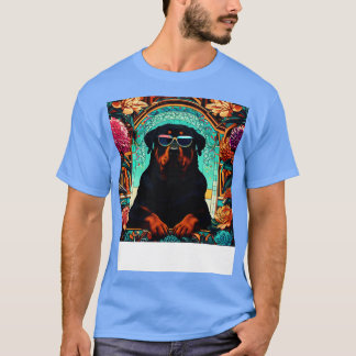 Rottweiler Dog Art T-Shirt