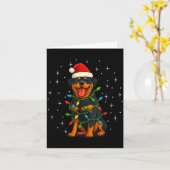 Rottweiler Dog Christmas Pj Pajama Men Women Pjs F Karte (Gelbe Blume)