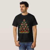 Rottweiler Dog Christmas Tree Family Xmas Pajama T-Shirt (Vorne ganz)