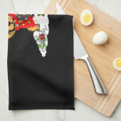 Rottweiler Dog Dabbing Funny Christmas Geschenk Geschirrtuch (Viertel Falte)