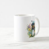 Rottweiler Dog Easter Egg, Happy Easter Rottweiler Kaffeetasse (VorderseiteRechts)