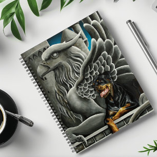 Rottweiler Dog Gargoyle Fantasy Planer