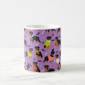 Rottweiler Dog Halloween Kaffeetasse (Mittel)