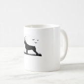 Rottweiler Dog - Halloween Moon Silhouette Oversiz Kaffeetasse (VorderseiteRechts)