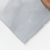 Rottweiler Dog in Schnee Weihnachten Fleecedecke (Ecke)