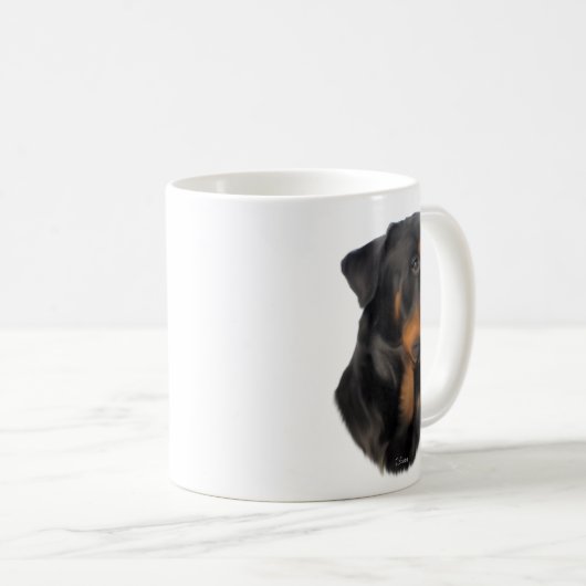 Rottweiler Dog Kaffeetasse (VorderseiteRechts)