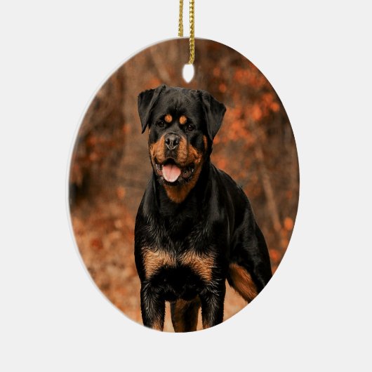 Rottweiler Dog Keramik Ornament (Rechts)