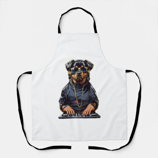 Rottweiler Dog Kimono Schürze (Vorderseite)