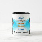 Rottweiler Dog Loyal Friend Tasse (Zentrum)