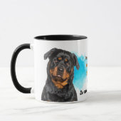 Rottweiler Dog Loyal Friend Tasse (Links)