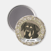 Rottweiler Dog Magnet (Vorderseite/Rückseite)