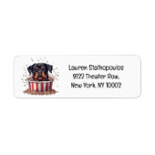 Rottweiler Dog Movie Popcorn Ecket (Vorne)